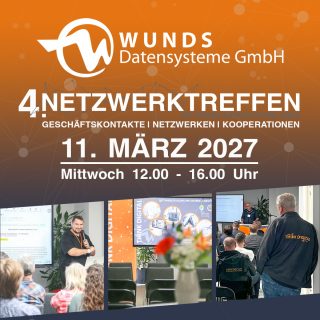 📣 4. WUNDS Netzwerktreffen – jetzt vormerken! 📣
Am 11.03.2027 laden wir zum 💻 4. WUNDS Netzwerktreffen 💻 in unseren Räumlichkeiten in Zeitz ein. Von 12:00 bis 16:00 Uhr möchten wir wieder Unternehmen, Partner, Lieferanten und Interessierte zusammenbringen, um aktuelle Themen rund um 📋 Digitalisierung, IT und 📊 Unternehmensprozesse praxisnah zu beleuchten.
Freuen Sie sich auf kurze Impulse, gute Gespräche, Kaffee, Getränke, Snacks und Austausch auf Augenhöhe. 😊
📅 Datum: 11.03.2027 🕛 Uhrzeit: 12:00–16:00 Uhr
Die Anmeldung ist ab sofort möglich:
👉 https://wunds.net/event/4-wunds-netzwerktreffen-7/register
#wunds #netzwerktreffen #digitalisierung #zeitz #ihredigitalagenturauszeitz #wundsdatensystemegmbh #netzwerkevent #digitalisierungmachtsmöglich