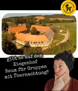 Beherbergung auf dem Ziegenhof.
Anfragen direkt per mail:
bett@ziegenhof-schleckweda.de
Auf airbnb unter "Wetterzeube"
auf gruppenunterkuenfte
#seminarhof #beileipzig #gruppenunterkunft